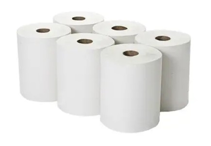 1ply white Northshore / Baywest hand towel rolls