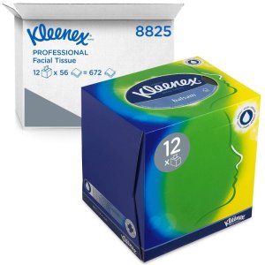 Kleenex facial tissue Cube boxes 8825 - 12 x 56 sheets