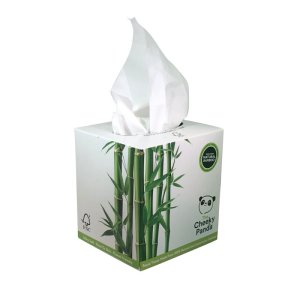Cheeky Panda luxury 3ply bamboo facial tissues, 12x56