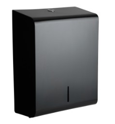 Opal Matte Black Hand Towel Dispenser
