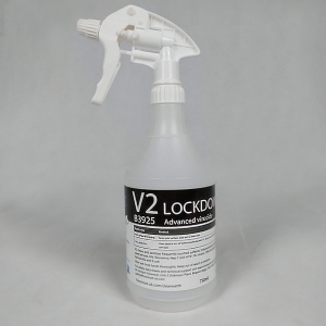 Empty trigger sprayer bottle for V2 Lockdown