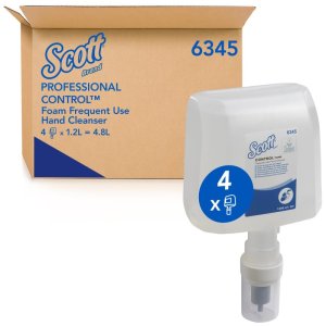 Scott Control Foam frequent use hand cleanser 6345 - 4 x 1.2 lt