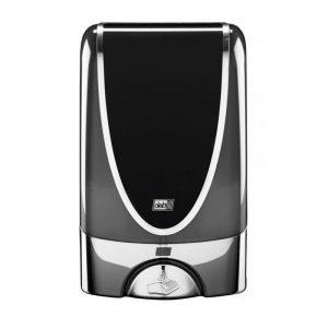 Black & Chrome touch-free dispenser
