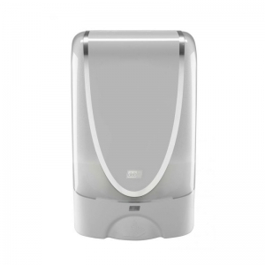 White touch-free dispenser
