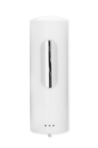White dispenser for ZERO Luxury soap system 400ml cans