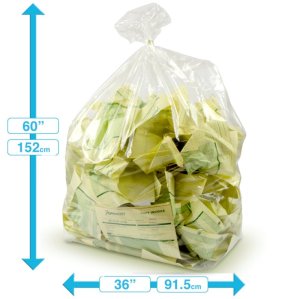 20x36x56 40m Clear Oil drum sacks