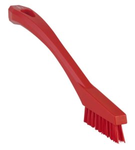 Vikan Detail Brush Very Hard Red 205mm