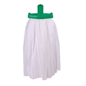 Kentucky size Big White fabric mop head fits Exel / Trident Green