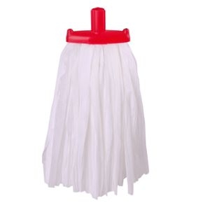 Kentucky size Big White fabric mop head fits Exel / Trident Red