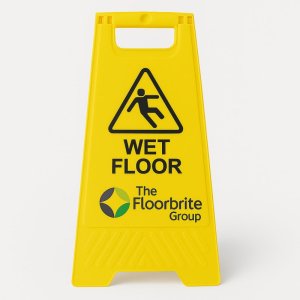 Floorbrite branded Wet Floor Sign