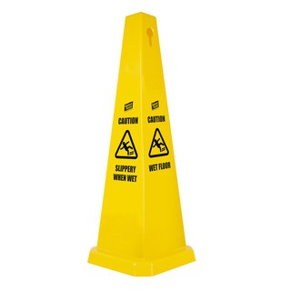 Yellow large safety cone - 36