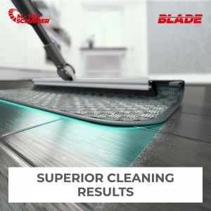 MotorScrubber Blade flat mopping system full kit - includes injection handle, Blade frame, Blade Scrub head
