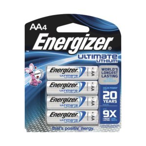 Energizer AA Lithium batteries pack 4