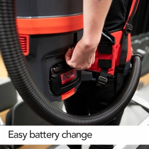 Numatic RSB-150 NX battery backpack vacuum - 1 battery kit