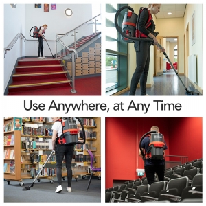 Numatic RSB-150 NX battery backpack vacuum - 1 battery kit
