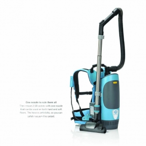 i-Team i-Move 2.5B ergonomic battery backpack vacuum - with batteries and charger