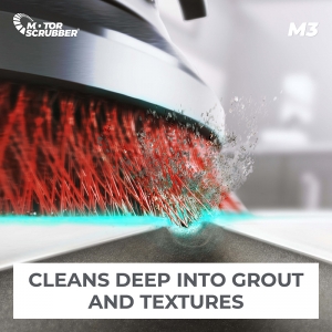 MotorScrubber M3 Kit (formerly MS2000) - original motorscrubber extension cleaning tool comes with charger, battery backpack, medium duty brush, pad holder (drive board) 1 each red, green, white pad, and microfibre pad