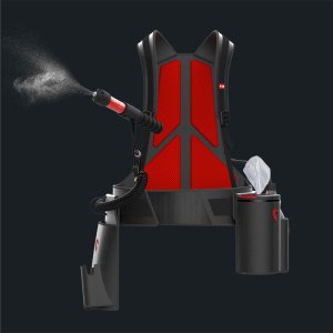 M-wipe dispenser pouch for MotorScrubber Storm