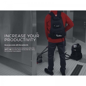 Suction kit for MotorScrubber Jet3 or M3 - attaches to wet vac or scrubber dryer