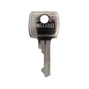 Replacement key for HFC7 safestor chemical storage cabinet