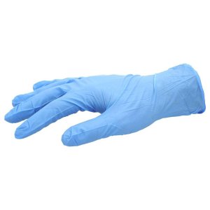 Gauntlet blue nitrile powder free Large
