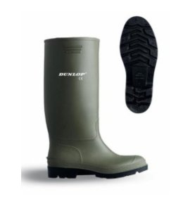 Green Non-Safety Wellington Boot size 10