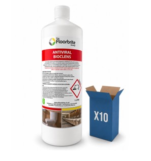 10 x Floorbrite Antiviral Bioclens 1lt