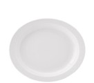Pure White Narrow Rim Plate 10
