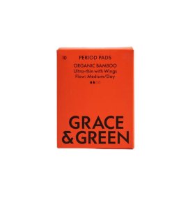 Grace&Green Organic Bamboo Pads (Medium)
