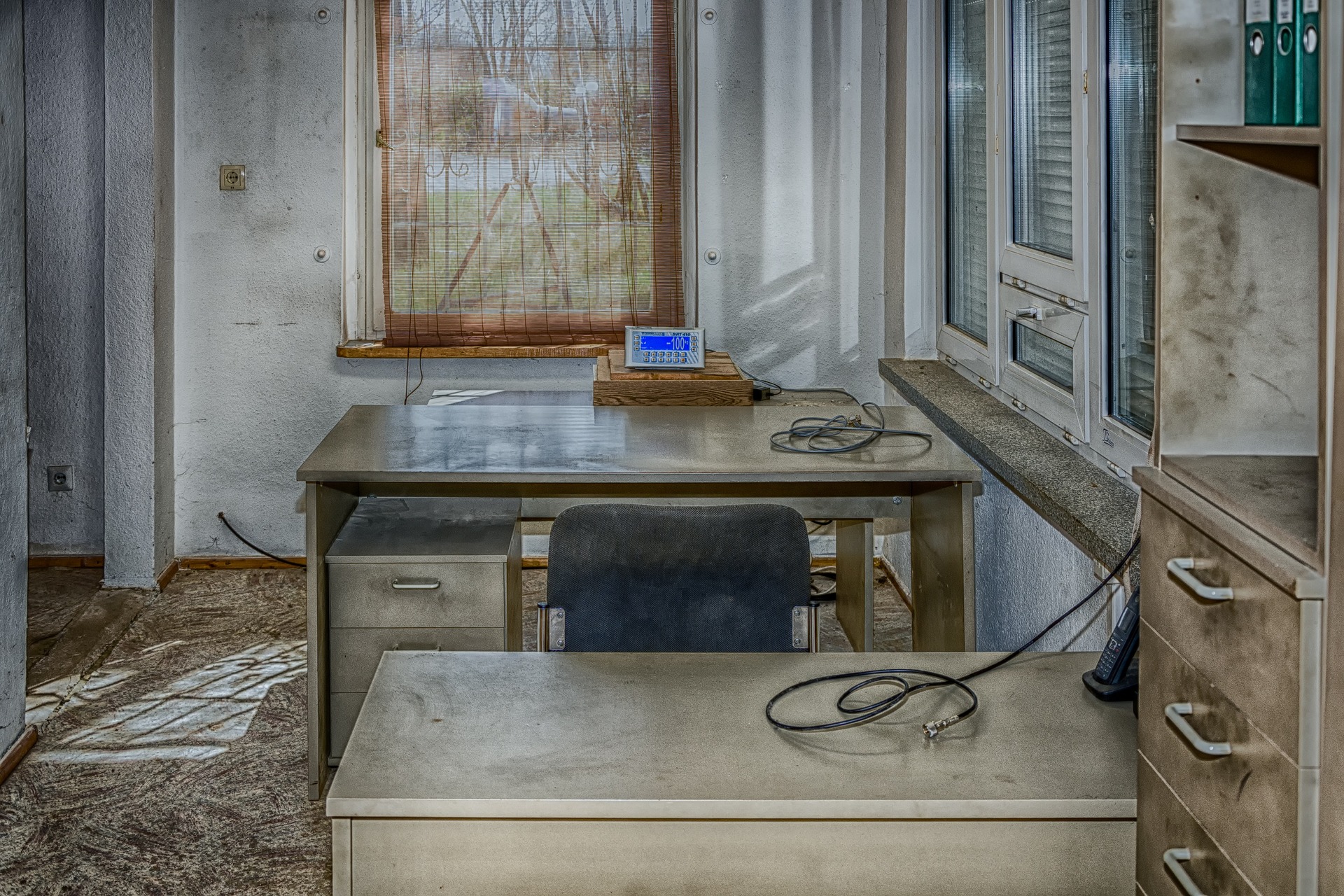 dirty office furniture